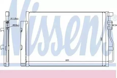 Радиатор кондиционера NISSENS 940246 Купить в Украине