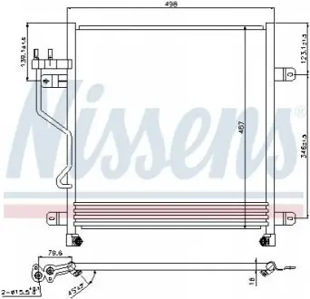Радиатор кондиционера NISSENS 940323