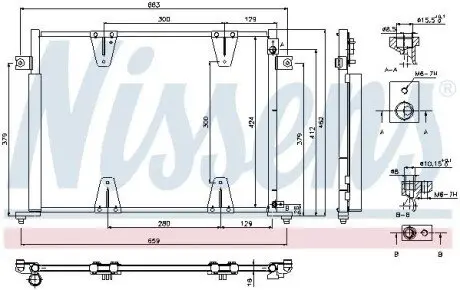 Skraplacz GRAND VITARA 01-.. NISSENS 940373 Купить в Украине
