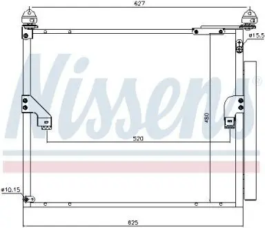 Радиатор кондиционера NISSENS 940508 Купить в Украине