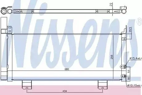 Конденсатор, система кондиціонування повітря NISSENS 940571 Купити в Україні
