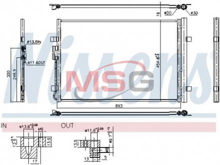 Радиатор кондиционера First Fit NISSENS 941183