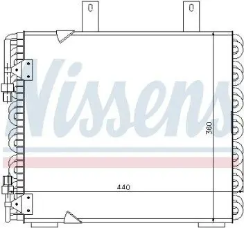 Конденсатор, система кондиціонування повітря NISSENS 94172 Купити в Україні