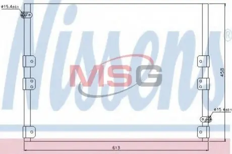 Радиатор кондиционера NISSENS 94512 Купить в Украине