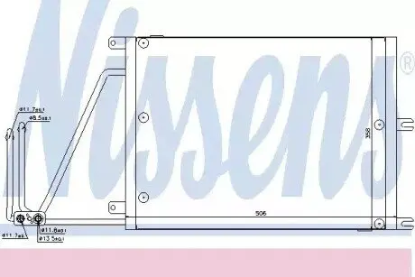 Конденсатор, система кондиціонування повітря NISSENS 94623 Купити в Україні