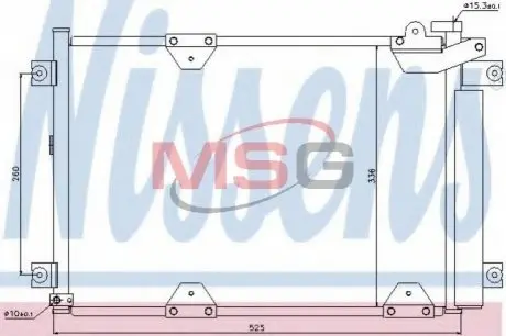 Радиатор кондиционера NISSENS 94892 Купить в Украине