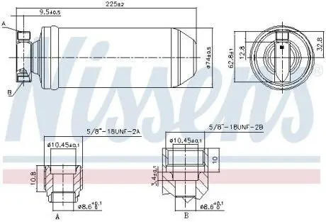 Осушитель кондиционера NISSENS 95058 Купить в Украине