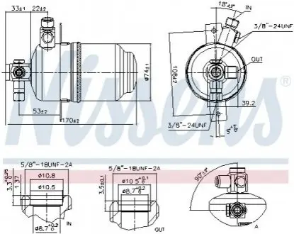 Осушитель кондиционера NISSENS 95077