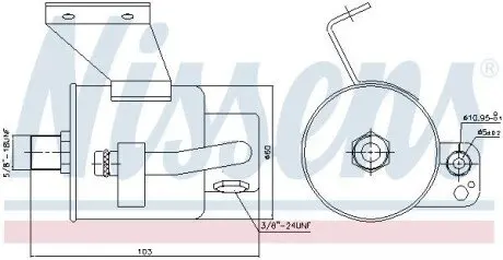 Осушитель кондиционера NISSENS 95182
