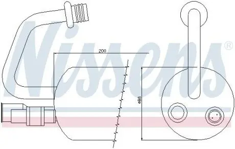 Осушувач, система кондиціонування повітря NISSENS 95211