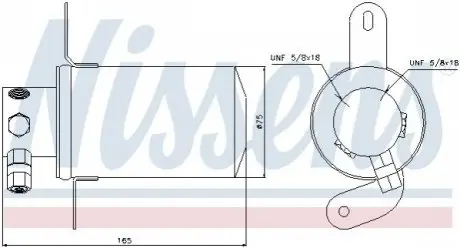 Осушитель кондиционера NISSENS 95228