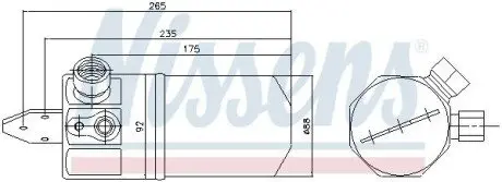 Осушувач, система кондиціонування повітря NISSENS 95318