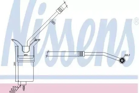 Осушитель кондиционера NISSENS 95330 Купить в Украине