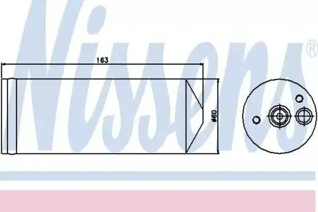 Осушувач, система кондиціонування повітря NISSENS 95362 Купити в Україні