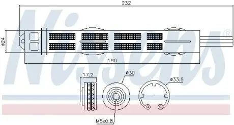 Осушитель, кондиционер NISSENS 95455 Купить в Украине