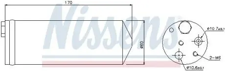 Осушитель, кондиционер NISSENS 95489