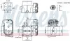 Фото Повітряна заслінка AUDI A4 B5, A4 B6, A4 B7, A6 C5 SEAT EXEO, EXEO ST SKODA SUPERB I VW PASSAT B5, PASSAT B5.5 1.8/2.4 01.95-05.10 NISSENS (955079) зображення 6