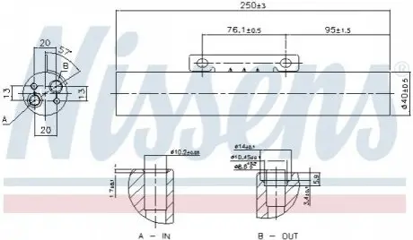 Осушитель кондиционера RENAULT NISSENS 95621