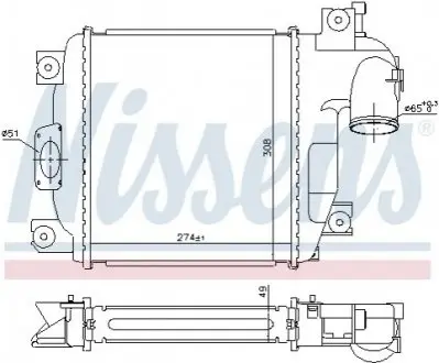Інтеркулер NISSENS 961424 Купити в Україні