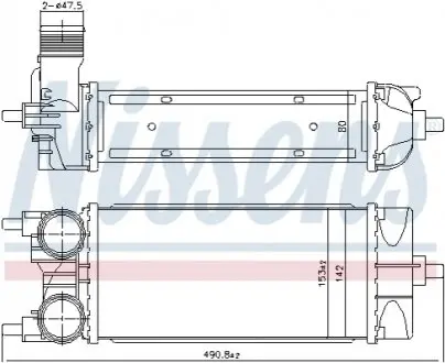 Інтеркулер NISSENS 961485