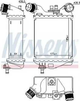 Інтеркулер NISSENS 96167