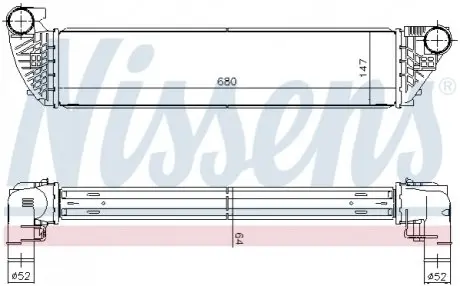 Интеркуллер NISSENS 96418 Купить в Украине