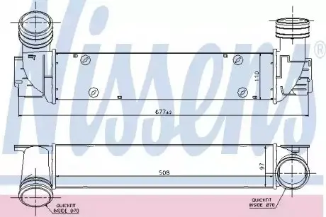 Інтеркулер NISSENS 96551 Купити в Україні