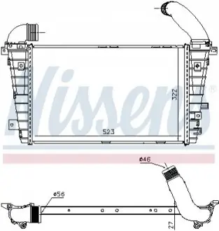 Інтеркулер NISSENS 96586 Купити в Україні