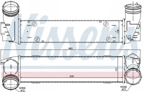 Інтеркулер NISSENS 96595 Купити в Україні