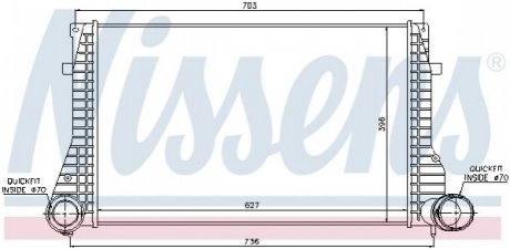 Інтеркулер NISSENS 96633 (фото 1)