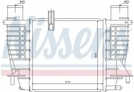 Интеркуллер NISSENS 96645 Купить в Украине