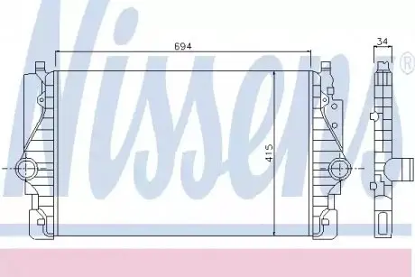 Интеркуллер NISSENS 96755 Купить в Украине