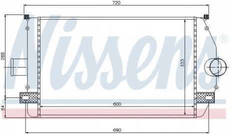 Интеркуллер NISSENS 96866 (фото 1)