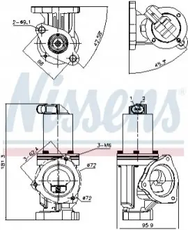 Клапан обратный HYUNDAI KIA NISSENS 98167 Купить в Украине