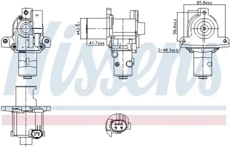 Клапан рециркуляции NISSENS 98183 Купить в Украине