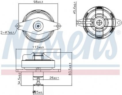 Автозапчасть NISSENS 98197