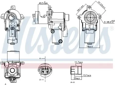 Клапан EGR AUDI A4 ALLROAD B8, A4 B8, A5, A6 ALLROAD C6, A6 C6, Q5, Q7 PORSCHE CAYENNE VW TOUAREG 2.0D-6.0D 05.04-05.18 NISSENS 98217 Купити в Україні