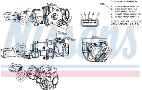 Автозапчасть NISSENS 98244