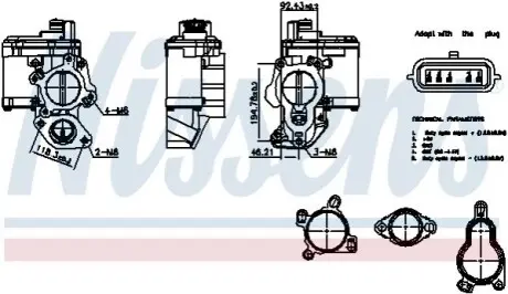 Автозапчасть NISSENS 98265