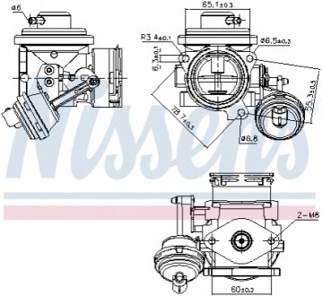 Клапан EGR NISSENS 98298