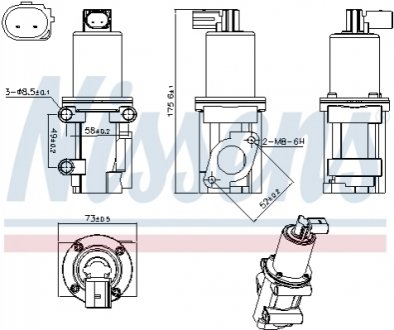 Автозапчасть NISSENS 98306