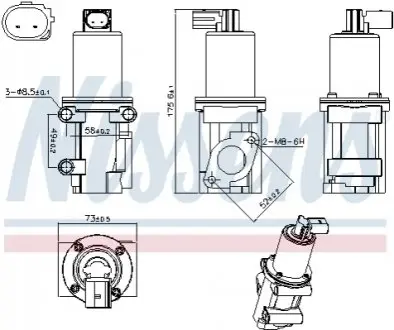 Автозапчасть NISSENS 98306