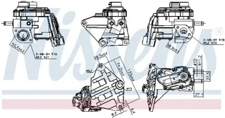 Клапан EGR AUDI A3 SEAT ALTEA, ALTEA XL, LEON, TOLEDO III SKODA OCTAVIA II VW EOS, GOLF PLUS V, GOLF V, JETTA III, PASSAT B6, TOURAN 2.0 05.03-11.10 NISSENS 98348 Купити в Україні