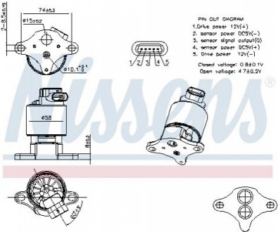 Автозапчасть NISSENS 98360