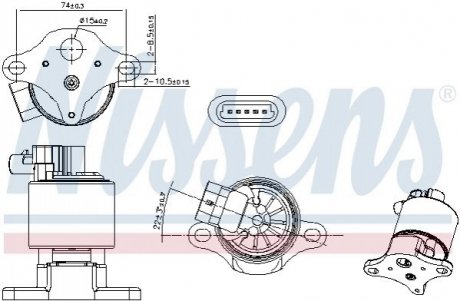 Автозапчасть NISSENS 98361