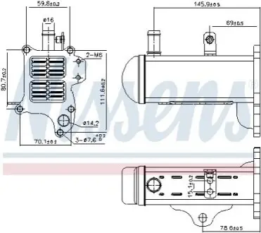 Клапан EGR SUZUKI GRAND VITARA II 1.9D 10.05-02.15 NISSENS 989425