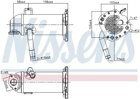 Клапан рециркуляции ВГ (EGR) First Fit NISSENS 989431 Купить в Украине