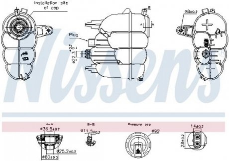 Бачок компенсационный First Fit NISSENS 996323