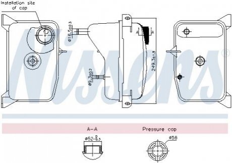 Бачок компенсационный NISSENS 996353 (фото 1)