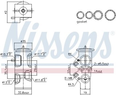 Клапан кондиционера First Fit NISSENS 999428